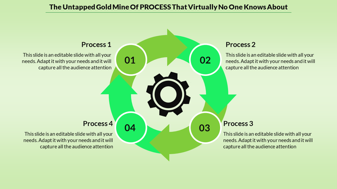 process flow ppt template-business-process-4-green